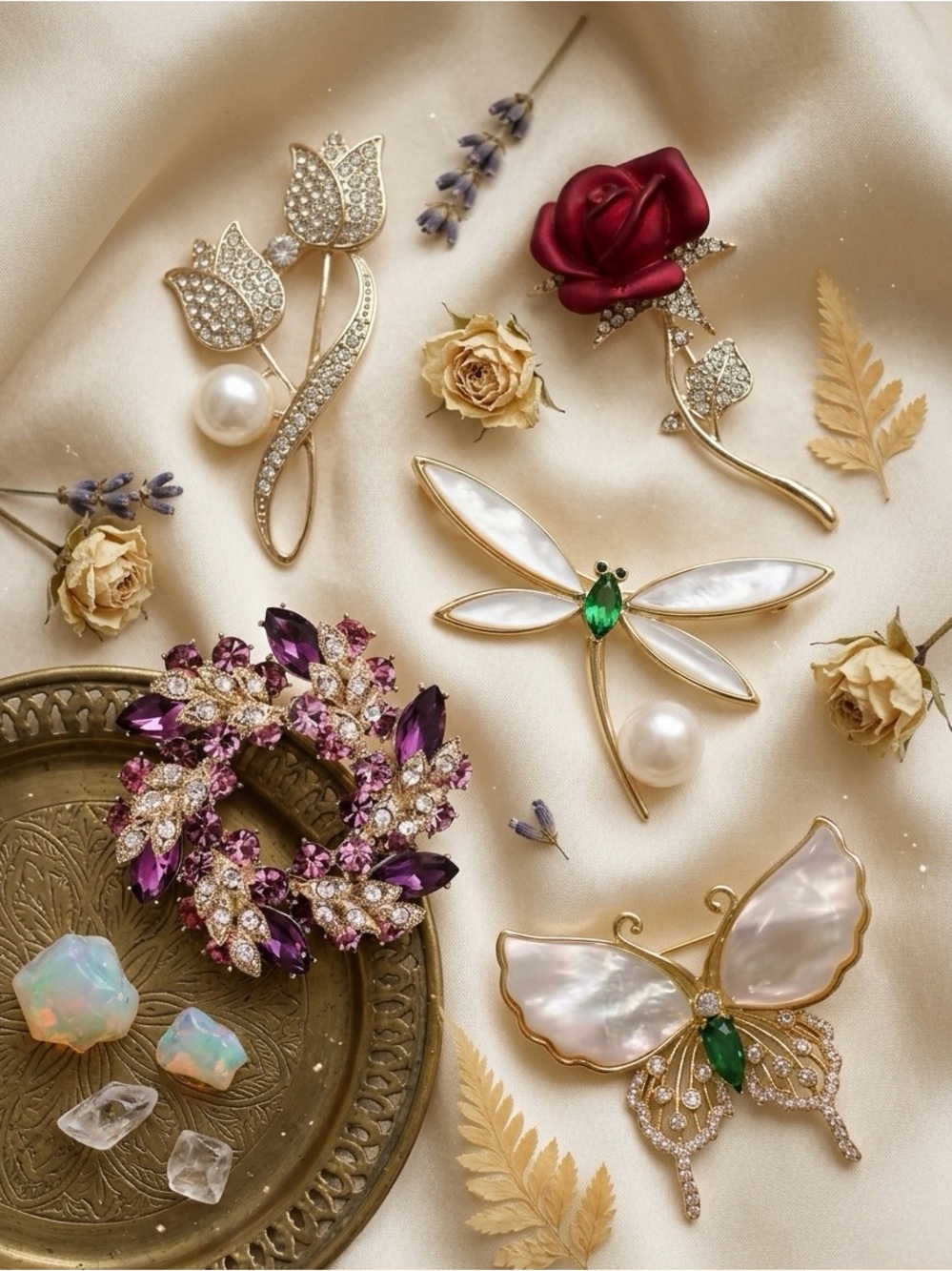 Elegant Brooches (pick one)